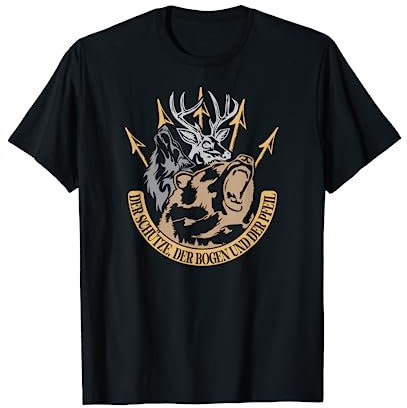 Der Bogen der Schütze und der Pfeil, Bogensport T-Shirt