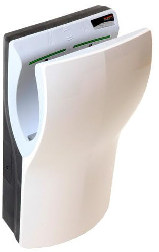Mediclinics Asciugamani Elettrico Asciugatura Superveloce in ABS Bianco Dualflow M14A