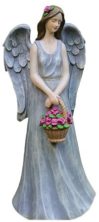 Statue-Dekoration, Garten-Dekoration, Outdoor-Garten, Land-Garten-Dekoration, Kunstharz-Figur, Kleiner Engel, Blumen-Fee-Dekoration, Garten-Skulptur-Ornamente Good
