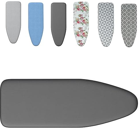 EMENAR Tischbügelbrett Ersatzbezug 3-lagiger Bügelbrettbezug 90x30cm 100x34cm 110x34cm 120x38cm Bügelbezug Bezug Bügelbrett Für Waschtrockner (Color : Schwarz, Size : 36x12inch(90x30cm))