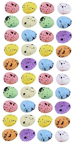 ifundom 400pcs Easter Decorative Eggs Lightweight Miniature Eggs Diy Craft Easter Party Favors Dye Supplies