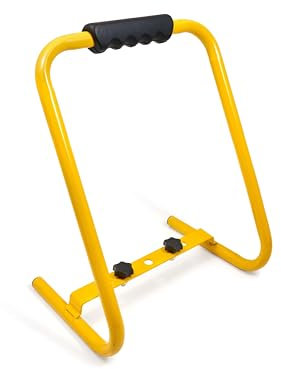 KOLORENO Baustrahler Stativ für 1 Strahler NL-10059 - LED Strahler Außen - Stativ für Baustrahler - Flutlicht Ständer - Leicht und Handlich - Vertikal Und Horizontal Verstellbar - Metall, 30,5x24x23cm