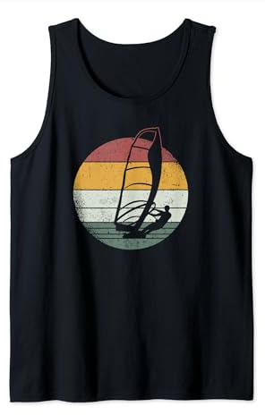 Vintage Windsurfer Retro Windsurfen Tank Top