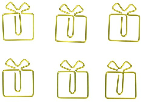100 Stück Kleine Grüne Büroklammern für Weihnachten, Geschenkbox, Büroklammern, Metall, Lesezeichen, Planerklammern für Schule und Büro