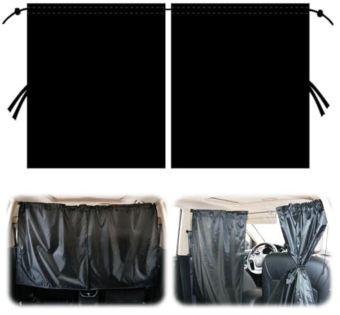 XQMMGO Auto Trennvorhänge Heckscheibe 140 x 80 cm, Autofenster Sonnenschutz für Alle Fahrzeuge