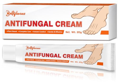 Bellifluous Crema Antimicotica, Crema Piedi, 20g Naturale e Delicato Cremas Piedi Secchi Screpolati, Cremas Antiprurito per Lenire Rapidamente Pelle e Alleviare Efficacemente il Prurito(1 Pacchetto)