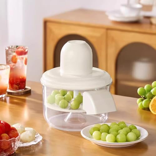 Macchina Elettrica Per Sbucciare L'uva Da 50 W, Sbucciatore Automatico Per Frutta E Pomodori, Struttura Smontabile, Capacità Massima Per Singolo Lotto 150 G, Sbucciatura Rapida, Facile Da Pulire, Per