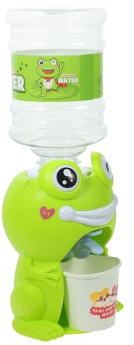 Kisangel Mini Dispensador de Agua para Verde, Juguete Educativo Desmontable, Fuente Portátil para Beber en Casa y Juegos de Cocina, Juguete de Dibujos Animados para Interior y Exterior