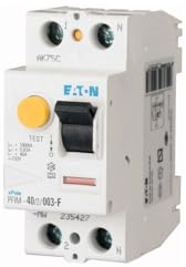 Eaton 187450 FI-Schalter, 40A, 2P, 30Ma, Typ G/F