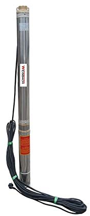 DAMBAT Tiefbrunnenpumpe 3,5 89 mm 6300 l/h 13 bar sandresistent bis 5% Silber