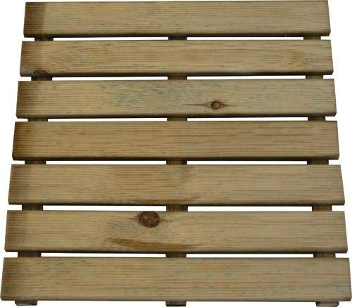 PEDANA per Doccia in Legno IMPREGNATO L. 50 X P. 50 cm.