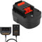 Shentec 12V Ni-MH avec Chargeur de Batterie Black & Decker FSB12 FS120B FS120BX A12 HPB12 A12E A12-XJ A12EX A1712