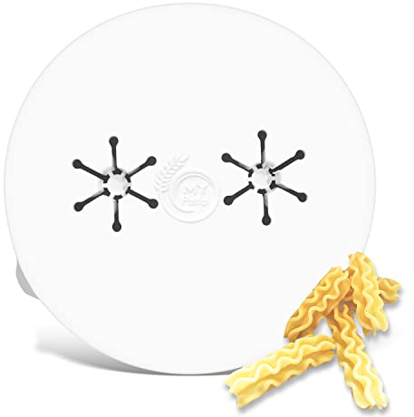 MY PASTA Sedanini/Crimped Fusilli Accessories for Pasta Maker, Pasta Disc Compatible with Philips Pasta Maker, Avance Matrices, Pasta Disc for Homemade Pasta, Pasta Noodles