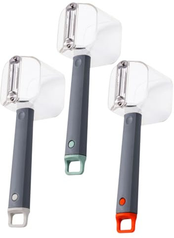Cabilock Pelador De Frutas y Verduras Mango Engrosado Almacenamiento Utensilios De Cocina