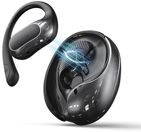 QYGCKJ Translation Earbuds Real Time - AI 135 Language Translator Earbuds, Audifonos Traductores Inglés Español 4-in-1 Translating Device Fit iOS&Android Open Ear Ear Buds for Travel Business Learning