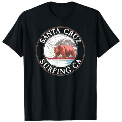 Vintage Surfer California I Retro Santa Cruz Kalifornien T-Shirt
