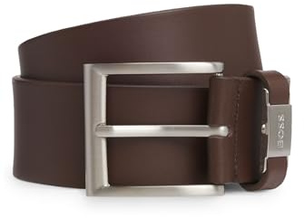 BOSS Connio Ceinture, Marron foncé 202, 100 cm Homme