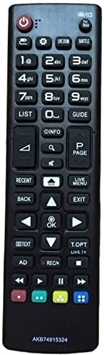 Nouvelle Remplacement LG AKB74915324 Telecommande TV LG pour LG TV 32LH590U 32LH604V 43LH630V 43UH664V 49LH590V 49LH604V 49UH603V Aucun Réglage Requis