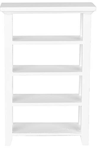 VGEBY Puppenhaus-Display-Regal, Miniatur-Möbelmodell aus Holz, 4-lagiges Regal-Display-Rack für 1:12 Puppenhaus-Zubehör Puppen & Plüschtiere