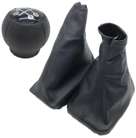 Auto Schaltknauf Für OPEL Für Corsa C 2001-2006 Für TIGRA B 2004-2012 Für Combo C Auto Schaltknauf Hebel Boot Anti Slip Parkplatz Handbremse Griffe Fall Schaltknauf Knauf (Color : -Combo 3Pcs)