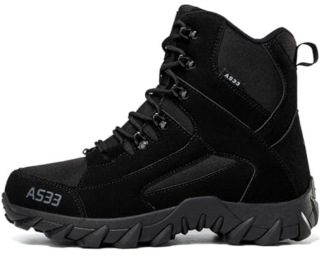 ENEN Chaussures de Randonnée Homme Respirante, Chaussures de Marche Sport Légères Chaussures Montantes de Randonnée Antidérapante Chaussures Running Imperméables