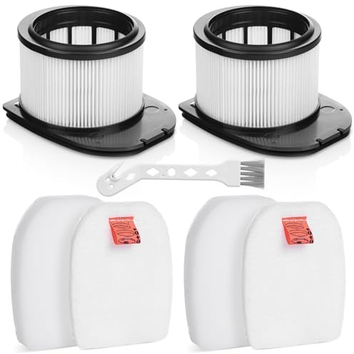 HOUSEMAX 2 HEPA Post Filters and 2 Foam & Felt Filters for Shark Stratos Anti Hair Wrap Cordless Stick Vacuum Cleaner IZ400 IZ420 IZ400UK IZ400UKT IZ400UKTBK IZ420UKT IZ402UKTSB IZ420UK