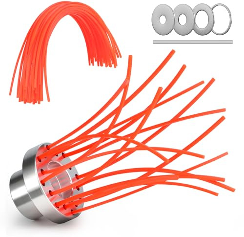 Forever Speed Débroussailleuse pour débroussailleuse Stihl, brosse avec 43 lignes de débroussailleuse de 39 cm et adaptateur et outil, pour débroussailleuse, brosse universelle en aluminium