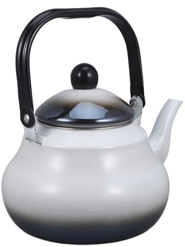 PHENOFICE Théière Vintage Émail Avec Poignée Pour Théière à Thé Bouilloire à Thé Pour Cuisinière