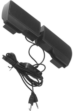 HOMSFOU Haut-Parleur USB à Pince pour Ordinateur Enceinte Compacte Portable De Bureau pour Maison