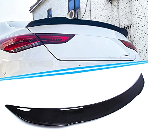 Schwarz Spoiler Heckspoiler Hecklippe Heckflügel passend für Mercedes Benz CLA Klasse C118 W118 CLA45 AMG 2019 2020 2021 2022+