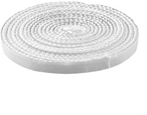 Junta de estufa de pellets resistente al calor para vidrio de horno y sellos de 12 mm de ancho, 3 mm de grosor, 1 pieza (300 cm)