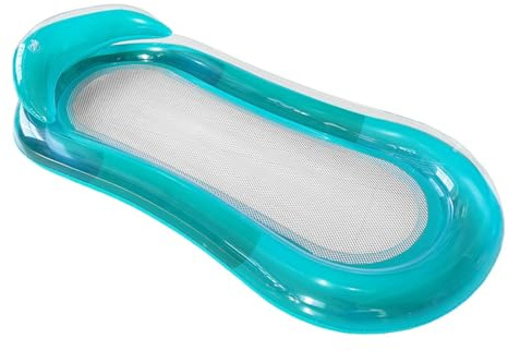 XUQEAYWD Bouee Piscine Adulte, 150x57cm Flotteur De Chaise Longue De Piscine, Matelas Piscines Gonflable, Lit De Bronzage Gonflable, Hamac Gonflables Piscines