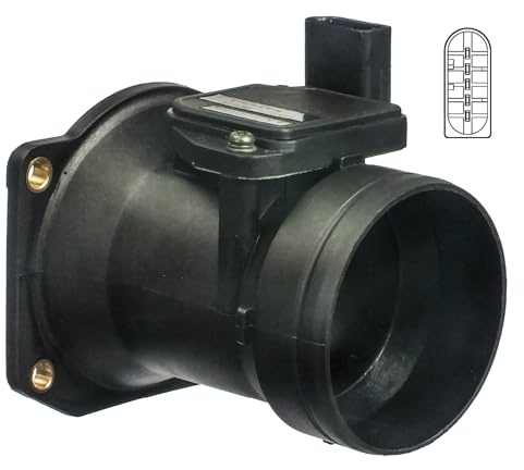 DELPHI AF10299-12B1 Luftmassenmesser/Luftmengenmesser LMM mit Gehäuse 4-Polig Kompatibel mit VW Golf 4 Schrägheck 1J1 06A906461B 2505030 AF10299 | Kompatibel mit: AUDI A3, A4 B5, A4 B5 Avant, A4 B6, A4 B6 Avant, A4 B7, A4 B7 Avant, Q5, SEAT CORDOBA, EXEO, EXEO ST, LEON