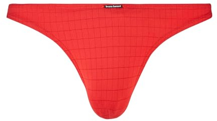Bruno Banani Tangas för män, Röd (röd rutig 1070), M