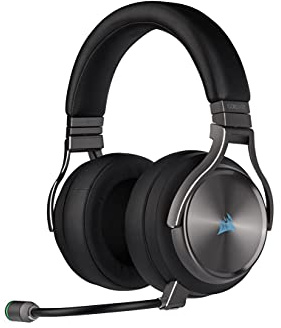 Corsair Virtuoso Special Ed. 7.1 Gunmetal Wired/Wireless RGB Gaming Headset - Refurbished by Corsair