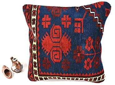 kelim kissen 40x40 cm handgefertigt kelim kissenbezug orientalische kissen kopfkissen viereckig dekorative bohemian kissenhülle dekokissen sofakissen zierkissen code A2559