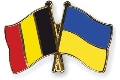 Belgien-Ukraine Freundschafts Pin