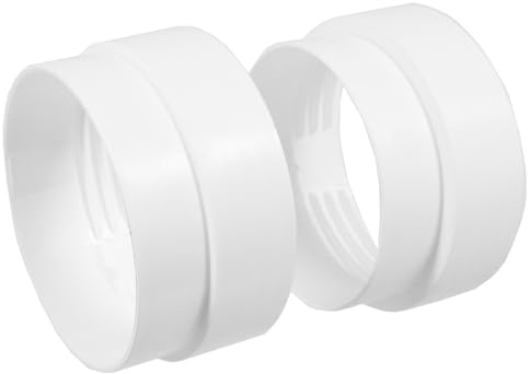 SPARES2GO Kit de adaptador de ventilación para secadora de ropa, 4 pulgadas, 100 mm, rosca macho y hembra, anillos de conector de salida de manguera