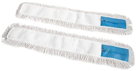 Ricambio frangia in cotone per scopa a forbice (1 coppia) Bianco