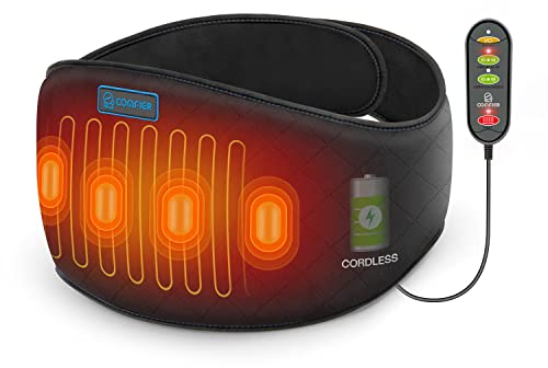 COMFIER Cordless Heating Pad for Back Pain Relief,Lower Back Massaager with Heat, Heat Pads for Back,Cramps,Lumbar,Abdominal,Leg, Arthritic Pain,Valentines Gifts for Her Him