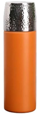 Mug Isotherme Gourde Gourde Isotherme Bouteille Isotherme Flasques Inox Tasse Alimentaire Chaud Sport Carafe Convient Aux Hommes Et Aux Femmes Portable (480ml,orange)