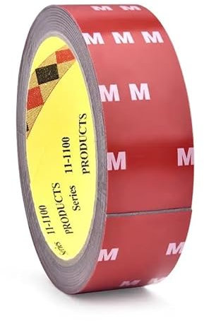Aayans 3M VHB Nastro biadesivo in schiuma, 3 m, per metallo, plastica, bassa temperatura, soluzione permanente per incollaggio (rotolo - 40 mm x 3 metri)