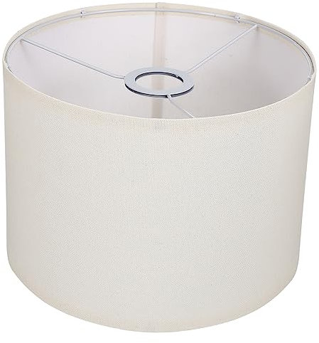 Garneck Leinen Lampenschirm 20 Cm Durchmesser Für Stehlampe Und Tischlampe - Eleganter Stoffschirm Als Dekorativer Ersatzschirm Für Wandleuchte Und Pendelleuchte - Stilvolle Wohnaccessoires