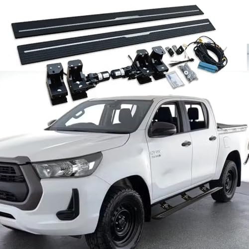 FTAPACCE Lot de 2 marchepieds électriques déployables pour Hilux Revo 2015-2025