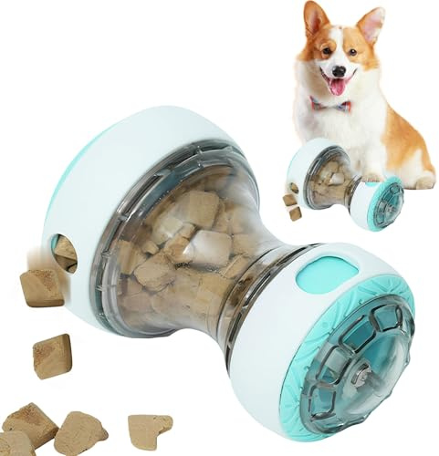 Veftsvy Intelligenzspielzeug für Hunde, Futterball für Hunde, Interaktives Hundespielzeug für geistige Anregung, beschäftigt Hundes, Leckerli-Ball für kleine, mittlere, große Hundes (Green)