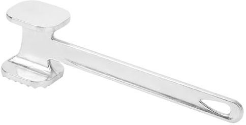 Meat Tenderizer, Stainless Steel Meat Tenderizer Aluminum Alloy Heavy Duty Kitchen Tool Double Sided Hammer Kitchen Tool Suitable for Beef Pork Chicken Steak Home Cooking