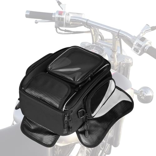 Borsa Serbatoio Moto per Triumph Tiger Sport 660 ADV, Impermeabile Zaino da Moto di Grande capacità Multifunzionale Borsa Magnetica Forte