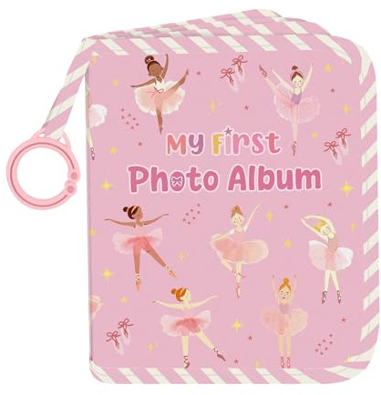Baby-Fotoalbum für 17 Fotos à 15,2 x 10,2 cm, niedliches weiches Tuch, Familienfotobuch, Stoff, Erinnerungsgeschenk für Babyparty, Neugeborene, Kleinkinder, Jungen, Mädchen