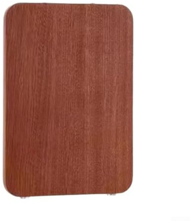 Planche à découper double face en bois d'ébène avec rainure profonde pour jus conçue pour hacher la viande, les fruits, les légumes et servir les aliments (ambre1)