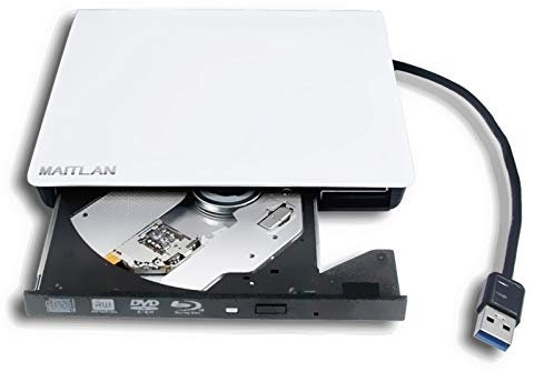 Reproductor de películas Blu-ray 4K UHD 3D, USB 3.0 6X BD-RE BDXL 100 GB de disco DVD-RW M-Disc Grabador para HP Envy 13 15 17 13T X360 15 15T 15Z 15M Convertible portátil Ultrabook Unidad óptica